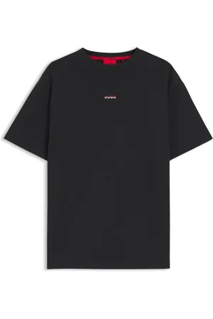 HUGO BOSS Camiseta de pijama relaxed fit en algodón con logo estampado