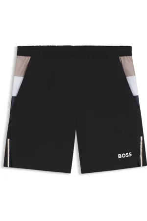 HUGO BOSS Shorts deportivos de tenis en tejido elástico con control de la humedad