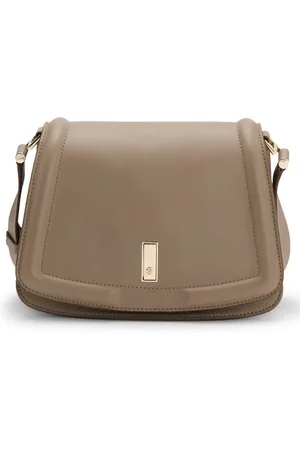HUGO BOSS Bolso con solapa Ariell de piel granulada