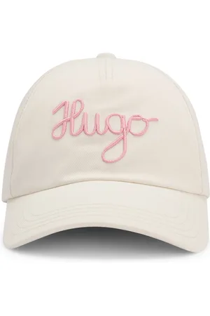 HUGO BOSS Gorra de sarga de algodón con logo bordado