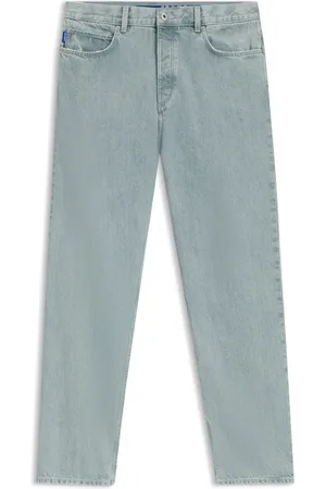 HUGO BOSS Jeans baggy fit en denim rígido azul intenso