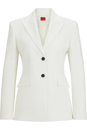 HUGO BOSS Chaqueta slim fit de tejido elástico