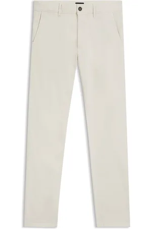 HUGO BOSS Chinos slim fit de raso de algodón elástico