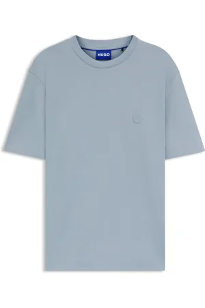 HUGO BOSS Camiseta de punto de algodón con logo Happy