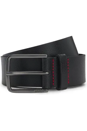 HUGO BOSS Cinturón de piel con hebilla