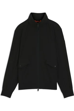 HUGO BOSS Cazadora bomber repelente al agua de estilo aviador con capucha plegable