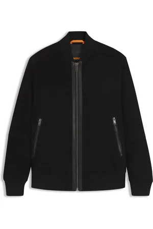 HUGO BOSS Chaqueta regular fit de ante