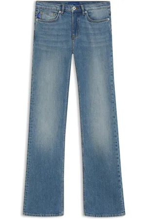 HUGO BOSS Vaqueros de pernera acampanada en cómodo denim elástico en tono azul Atlántico