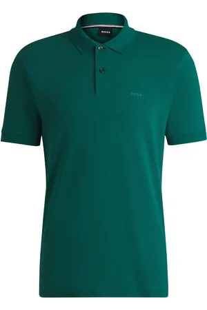 HUGO BOSS Polo Pallas de piqué de algodón con detalle de logotipo