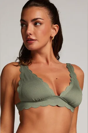 Hunkemöller Top de bikini triangular Scallop