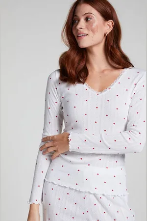 Hunkemöller Top de pijama Pointelle
