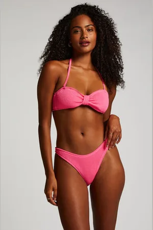 Hunkemöller Braguita de Bikini de Corte Alto Crinkle