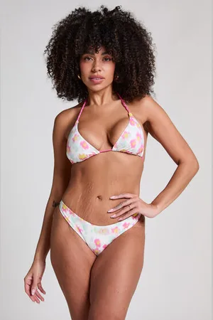 Hunkemöller Braguita de Bikini de Corte Alto Madeira