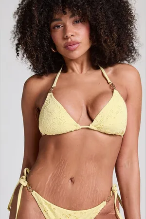 Hunkemöller Top de bikini triángulo crochet