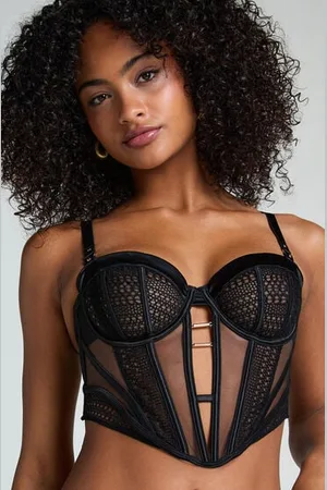 Hunkemöller Sujetador largo con aros y sin relleno Missy