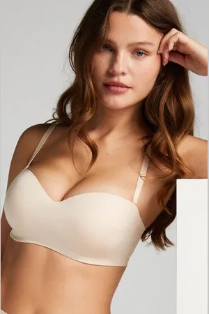 Hunkemöller Sujetador push-up de aros sin tirantes y preformado Smooth
