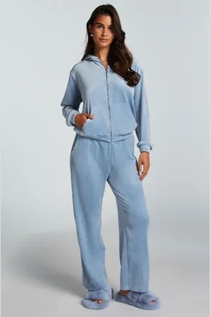 Hunkemöller Pantalón de pijama de terciopelo
