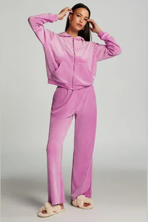 Hunkemöller Pantalón de pijama de terciopelo