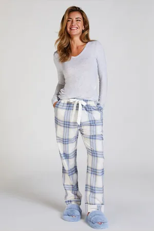 Hunkemöller Pantalones de pijama de franela