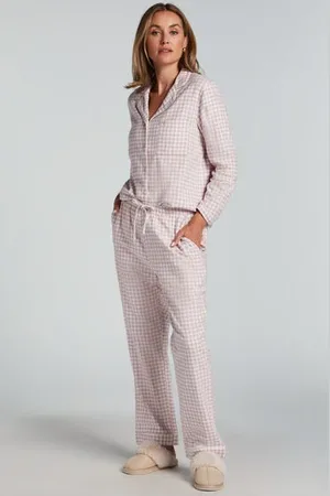 Hunkemöller Pantalones de pijama de franela
