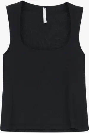 Imperial Top sin mangas con escote cuadrado