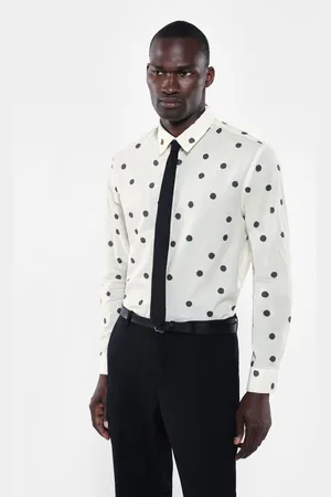 Imperial Camisa de lunares con cuello clásico