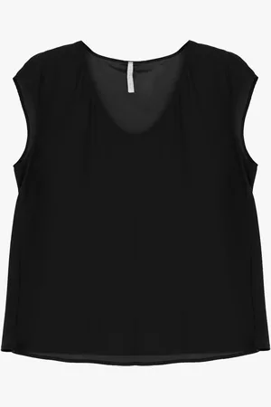 Imperial Top sin mangas con cuello en v