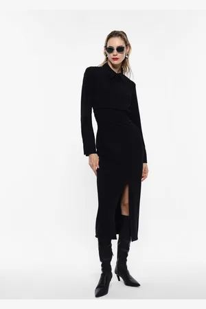 Imperial Vestido midi con cuello clásico