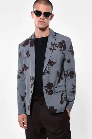 Imperial Blazer con estampado floral y botones