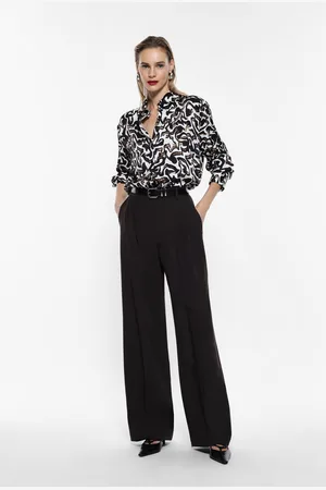 Imperial Pantalones anchos de cintura alta