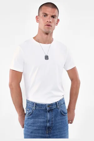 Imperial Camiseta de manga corta con cuello redondo