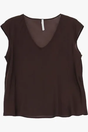 Imperial Top sin mangas con cuello en v