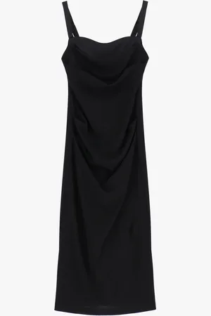 Imperial Vestido midi con escote coraz贸n