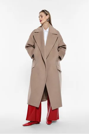 Imperial Abrigo oversize con bolsillos con solapa