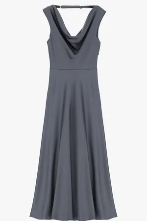 Imperial Vestido sin mangas con escote asimétrico