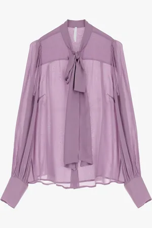 Imperial Camisa con lazo y cuello coreano
