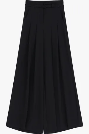 Imperial Pantalón ancho con pinzas simétricas
