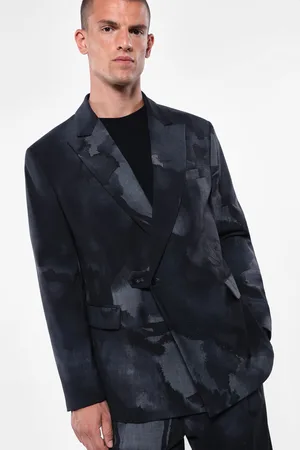 Imperial Blazer con detalles estampados abstractos