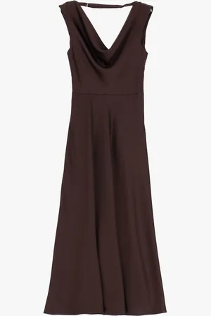 Imperial Vestido sin mangas con escote asimétrico