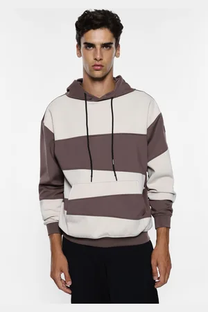 Imperial Sudadera con capucha y patrón de rayas