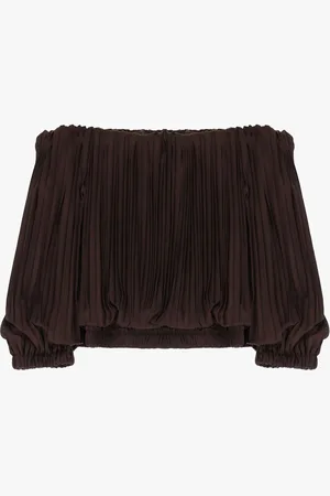 Imperial Top sin hombros con mangas 3/4