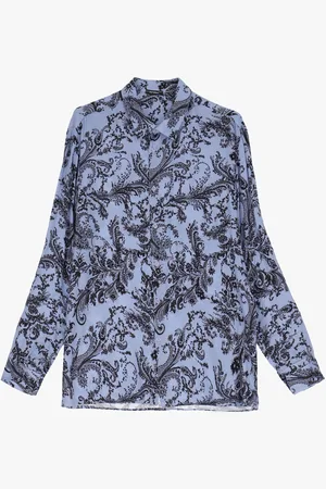 Imperial Camisa con cuello clásico y estampado