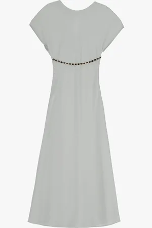 Imperial Vestido con cuello redondo y mangas amplias