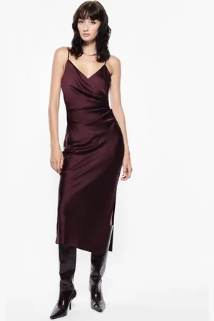 Imperial Vestido midi con drapeado lateral