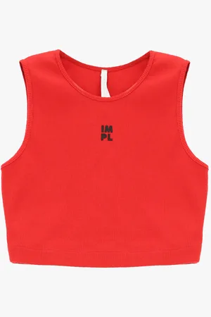 Imperial Top corto con cuello redondo y logo