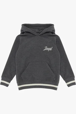 Imperial Sudadera de niño con capucha y bordes en contraste