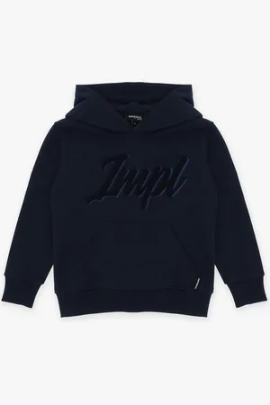 Imperial Sudadera de niño de algodón con capucha y estampado