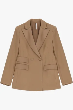Imperial Blazer cruzado con solapas de pico