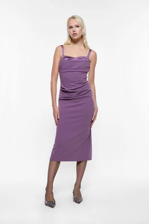 Imperial Vestido midi con escote coraz贸n