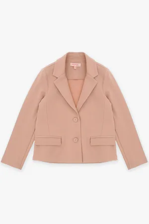 Imperial Chaqueta recta de niña con solapas y bolsillos